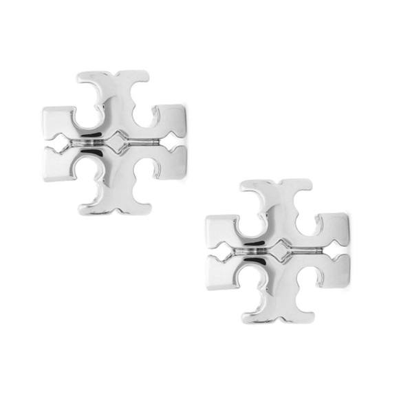 Tory Burch Jewelry - TORY BURCH • Silver Small Kira Stud Earrings
